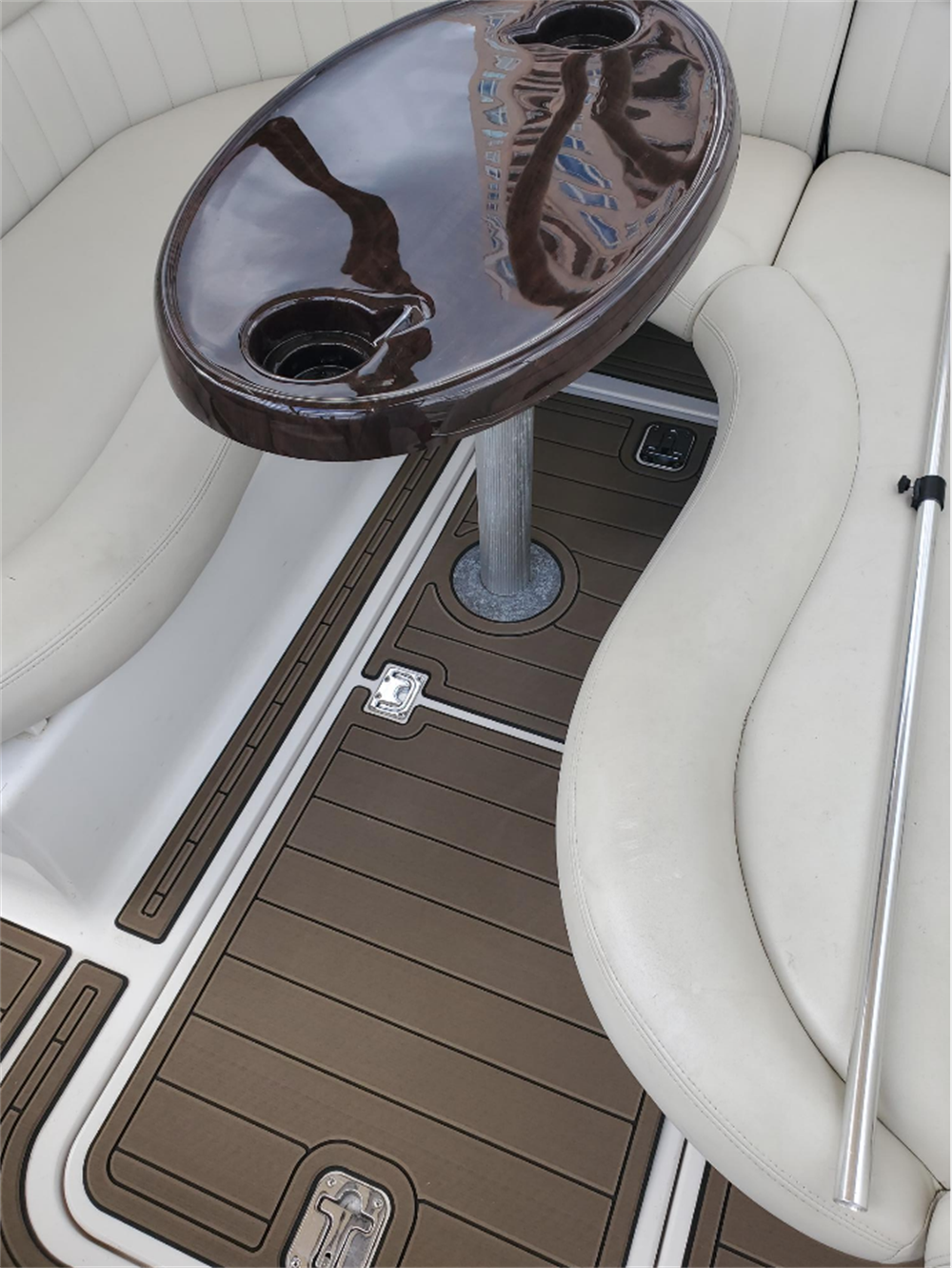 1999-2005 Four Winns 268 Vista Swim Platform Cockpit Boat EVA Foam Faux Teak Floor Pad Mat SeaDek MarineMat Gatorstep Style Self Adhesive
