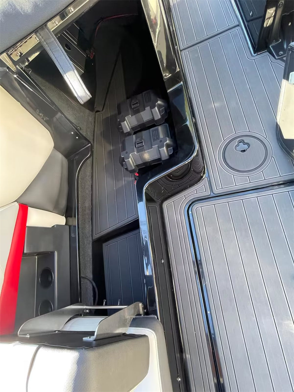 2015-2017 AXIS A22 Swim Platform Cockpit Pad Boat EVA Foam Teak Deck Floor Mat SeaDek MarineMat Style Self Adhesive