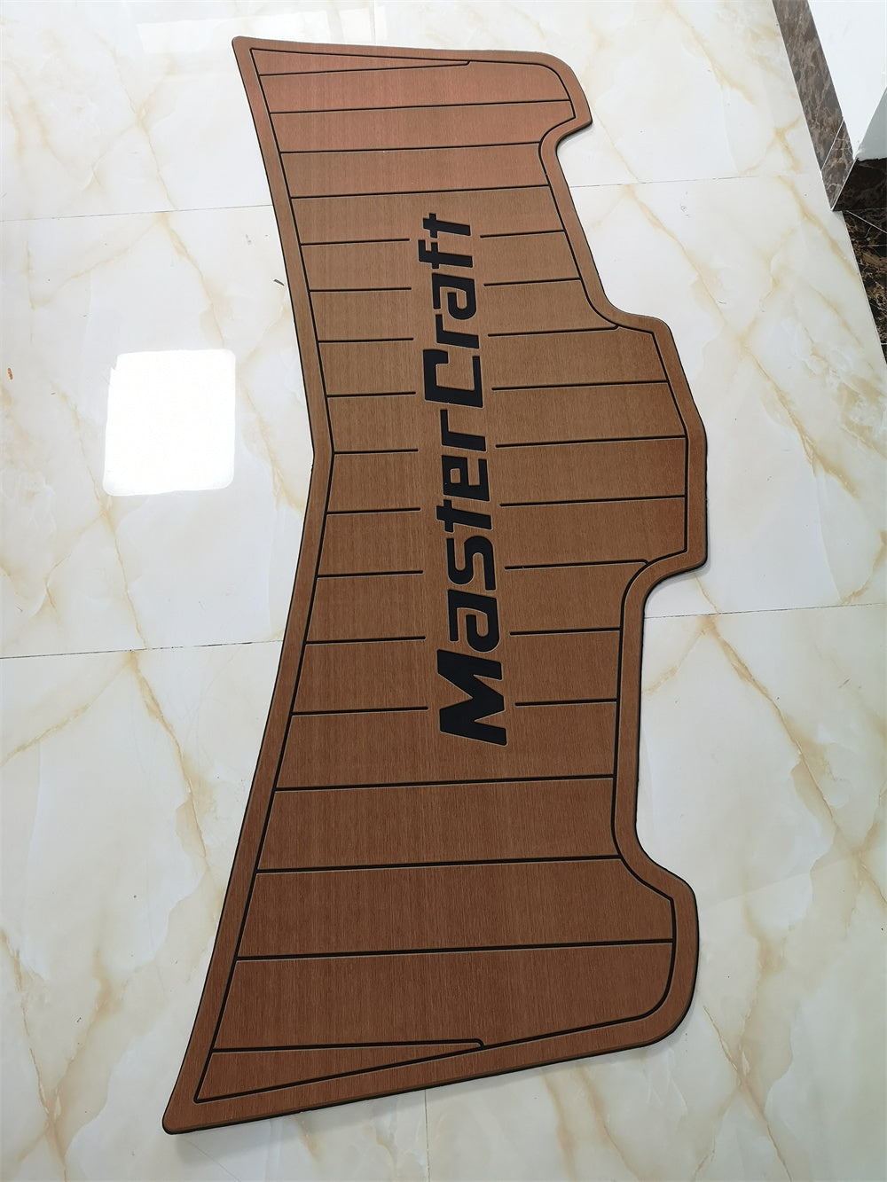 2007 MasterCraft X-45 Swim Platform Pad Boat EVA Foam Faux Teak Deck Floor Mat SeaDek MarineMat Gatorstep Style Self Adhesive