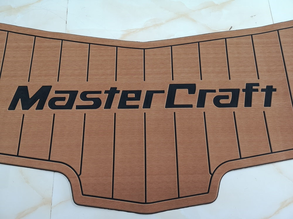 2007 MasterCraft X-45 Swim Platform Pad Boat EVA Foam Faux Teak Deck Floor Mat SeaDek MarineMat Gatorstep Style Self Adhesive