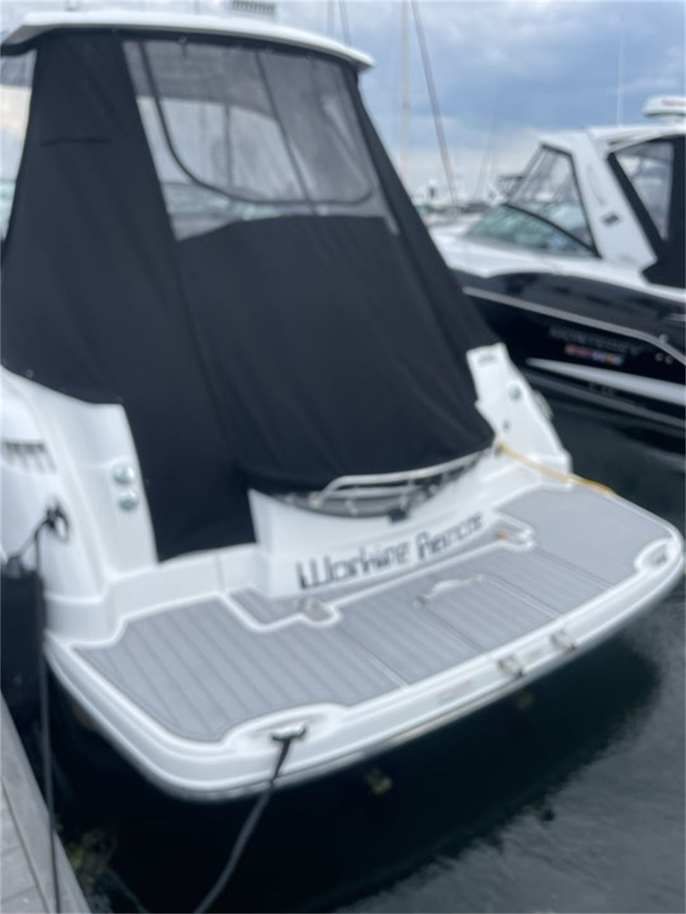 2015 Monterey 355 SSY Swim Platform Cockpit Pad Boat EVA Foam Teak Deck Flooring Mat SeaDek MarineMat Style Self Adhesive