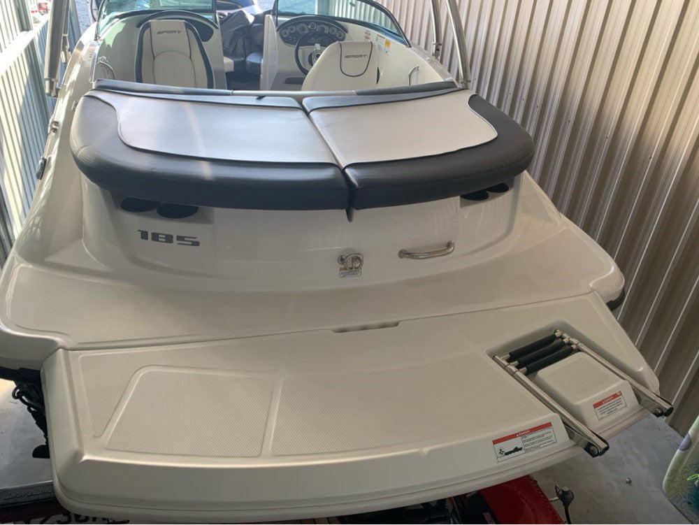 2008-2012 Sea Ray 185 Sport Swim Platform Pad Boat EVA Foam Teak Deck Floor Mat SeaDek MarineMat Gatorstep Style Self Adhesive