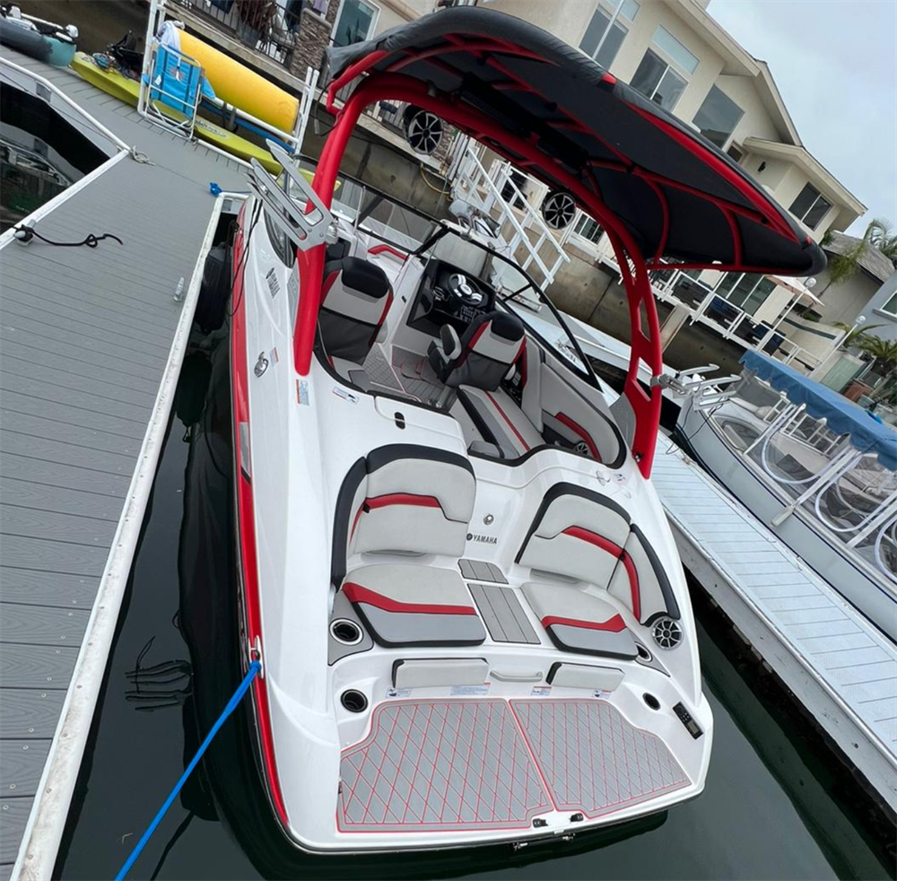 2015 Yamaha 242 Swim Platform Cockpit Pad Boat EVA Foam Faux Teak Deck Floor Mat