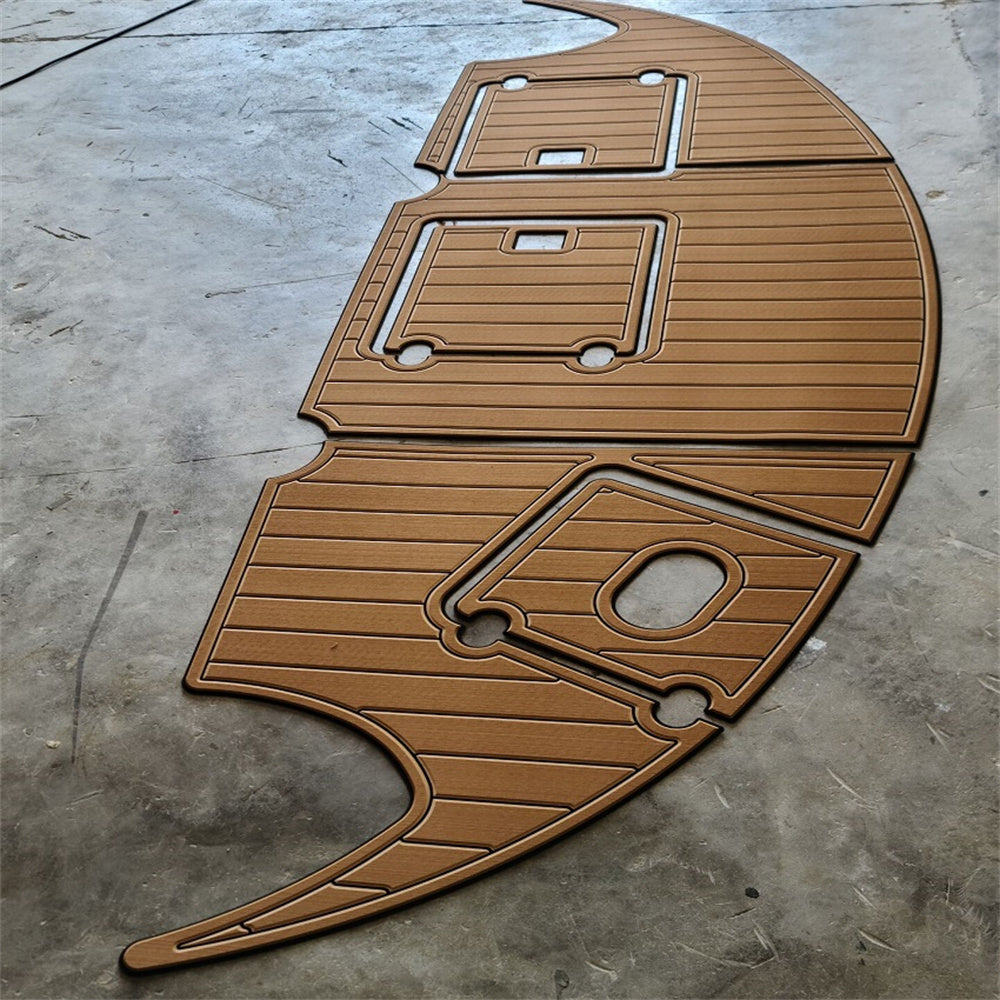 Four Winns 358V Swim Platform Step Boat EVA Faux Foam Teak Deck Floor Pad Mat SeaDek MarineMat Gatorstep Style Self Adhesive