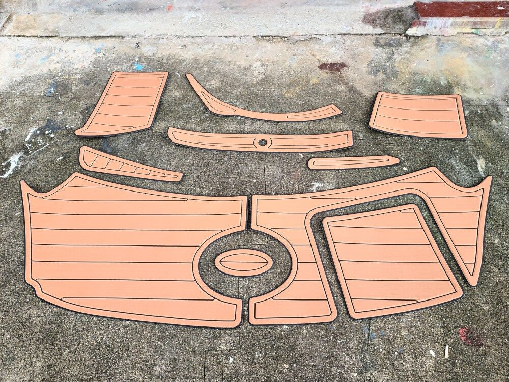 Sea Ray 200 SD Swim Platform Pad Boat EVA Foam Faux Teak Deck Floor Mat Flooring