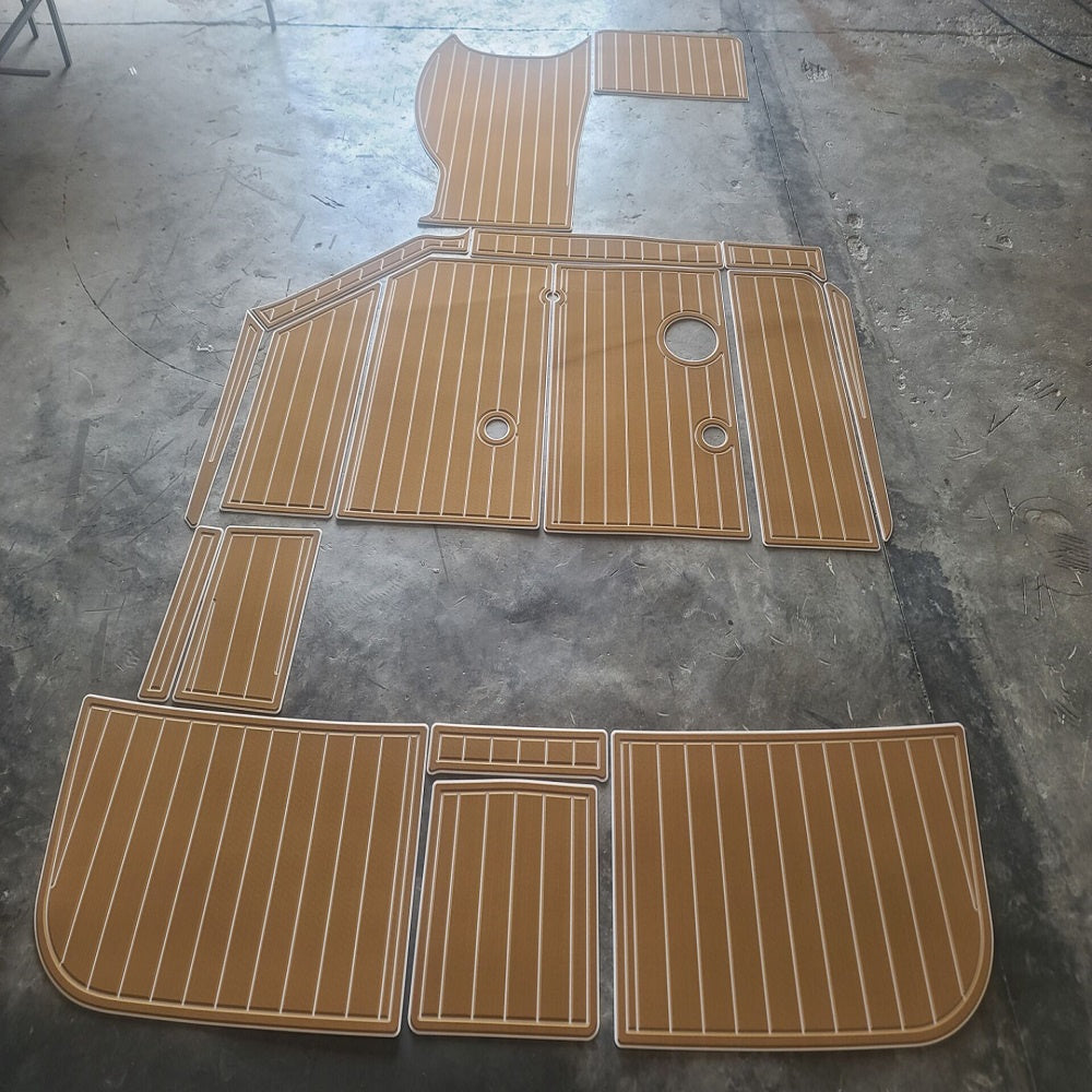 1999-2000 Sea Ray Sundancer 290 Swim Platform Cockpit Pad Boat EVA Teak Floor SeaDek MarineMat Style Self Adhesive