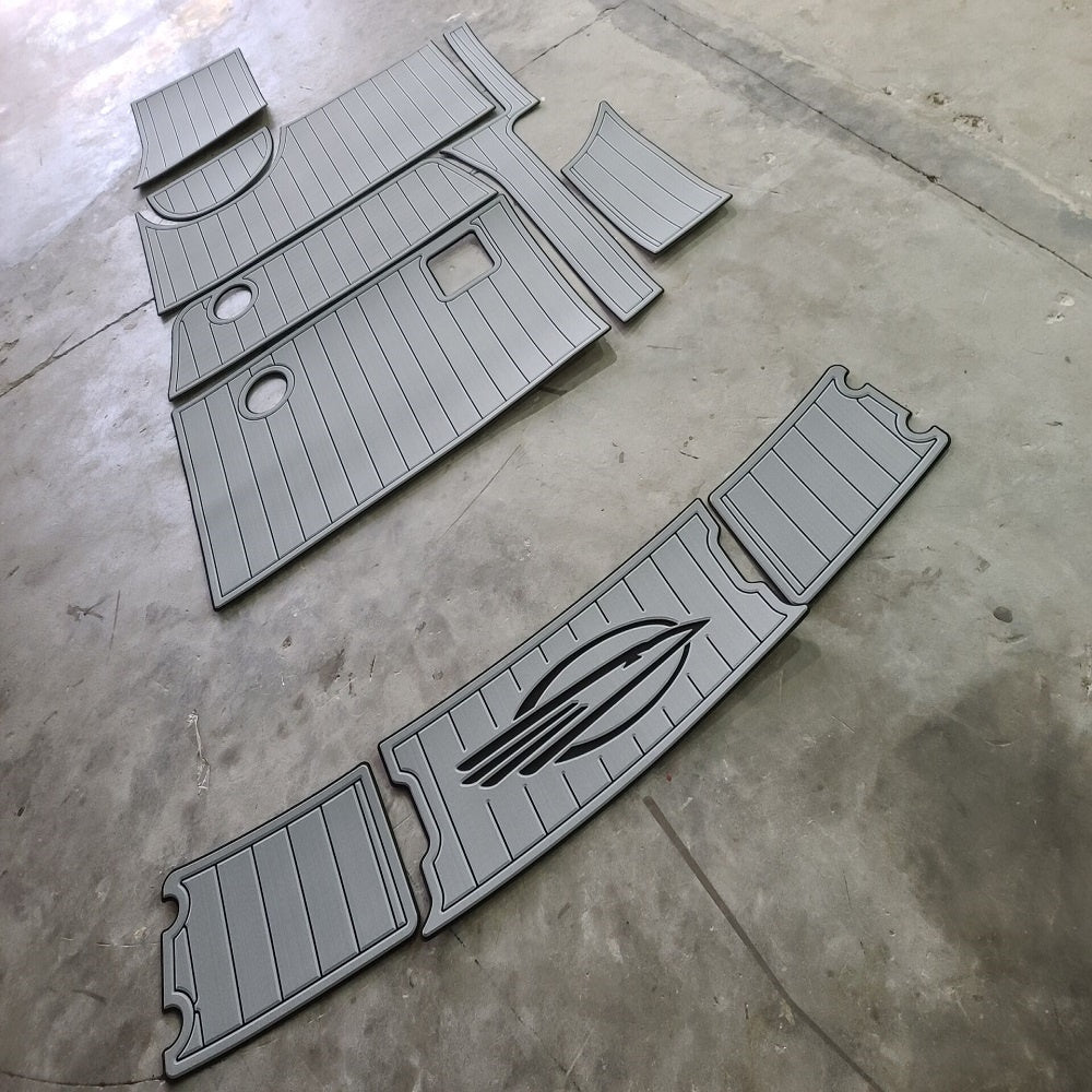 2000 Chaparral 240 Swim Step Platform Cockpit Boat EVA Foam Teak Deck Floor Pad SeaDek MarineMat Style Self Adhesive