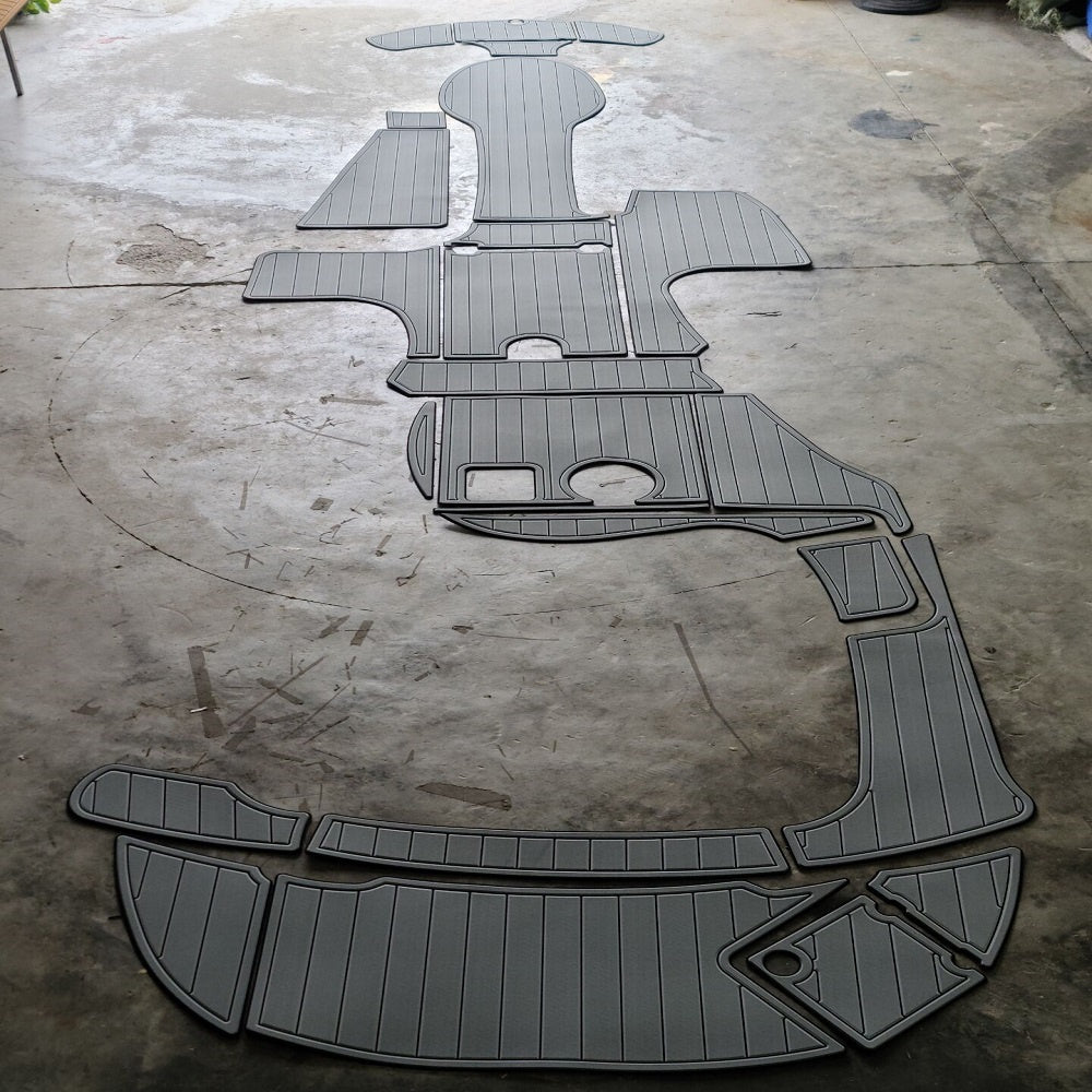 Chaparral 254 Swim Step Platform Cockpit Boat EVA Foam Teak Deck Floor Pad Mat SeaDek MarineMat Gatorstep Style Self Adhesive