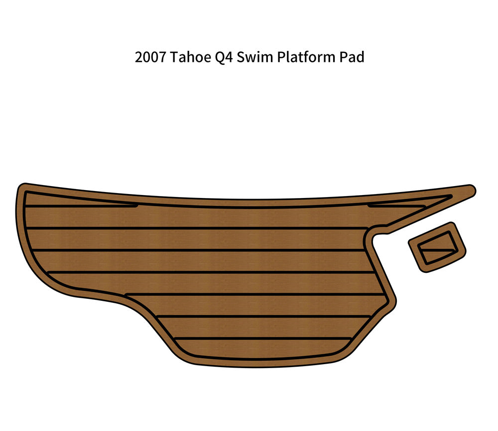 2007 Tahoe Q4 Swim Platform Step Mat Boat EVA Foam Faux Teak Deck Flooring Pad