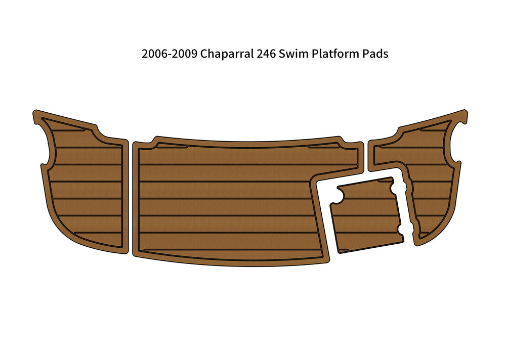 2006-2009 Chaparral 246 Swim Platform Step Boat EVA Foam Teak Deck Floor Pad Mat