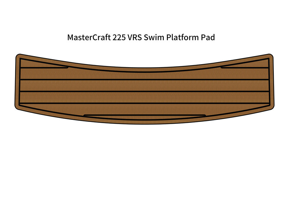 MasterCraft 225 VRS Swim Platform Boat EVA Faux Foam Teak Deck Floor Pad Mat SeaDek MarineMat Gatorstep Style Self Adhesive
