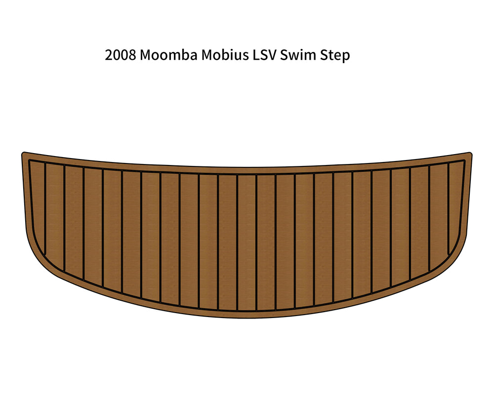 2008 Moomba Mobius LSV Swim Step Platform Mat Boat EVA Foam Teak Deck Floor Pad