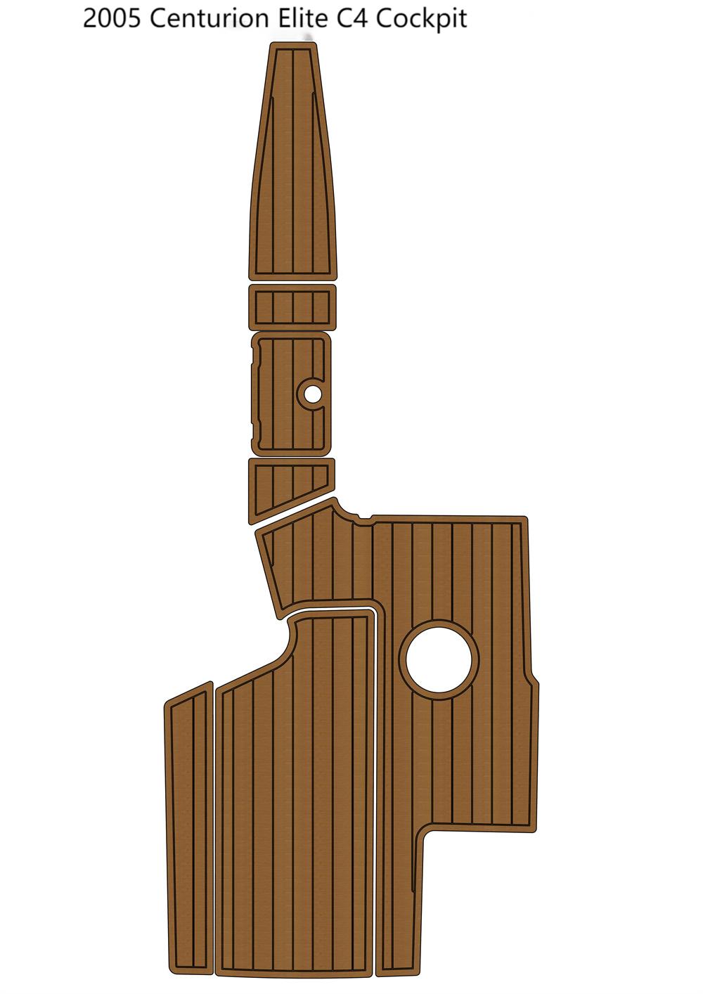 2005 Centurion Elite C4 Cockpit Pad Boat EVA Faux Foam Teak Deck Flooring Mat