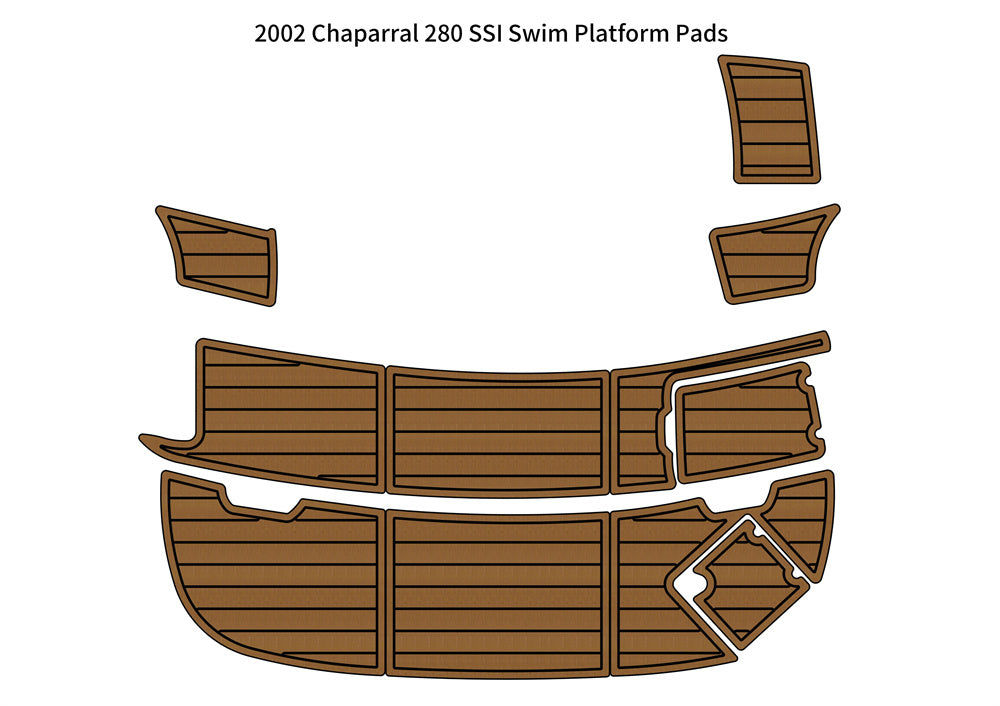 2002 Chaparral 280 SSI Swim Platform Step Boat EVA Foam Teak Deck Floor Pad Mat