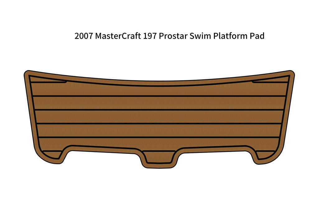 2007 MasterCraft 197 Prostar Swim Platform Boat EVA Foam Teak Deck Floor Pad Mat