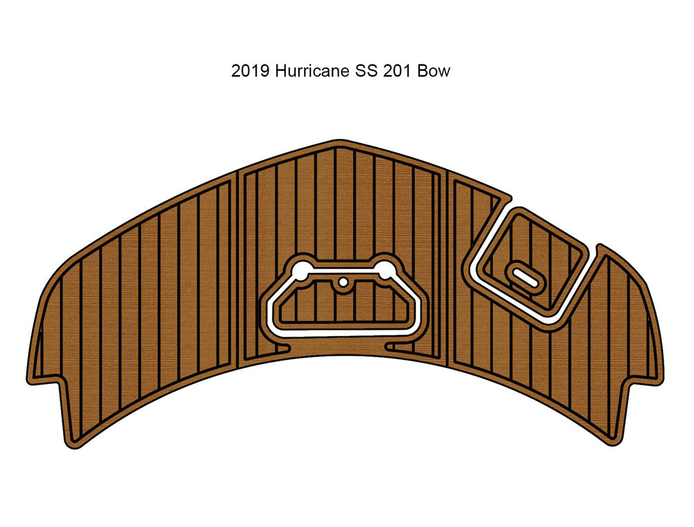 2019 Hurricane SS 201 Bow Pad Boat EVA Foam Teak Deck Flooring Mat Self Adhesive