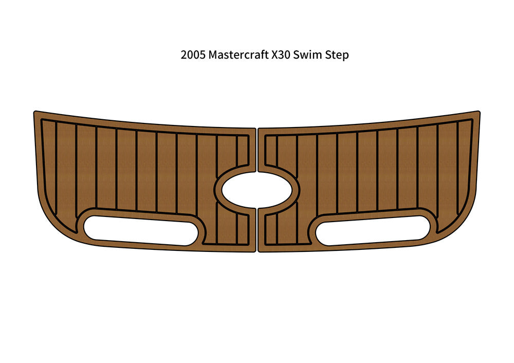 2005 Mastercraft X30 Swim Step Platform Pad Boat EVA Foam Teak Deck Floor Mat