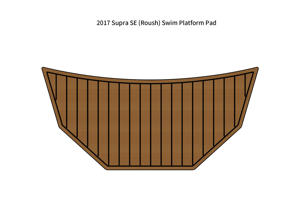 2017 Supra SE (Roush) Swim Platform Step Mat Boat EVA Foam Teak Deck Floor Pad