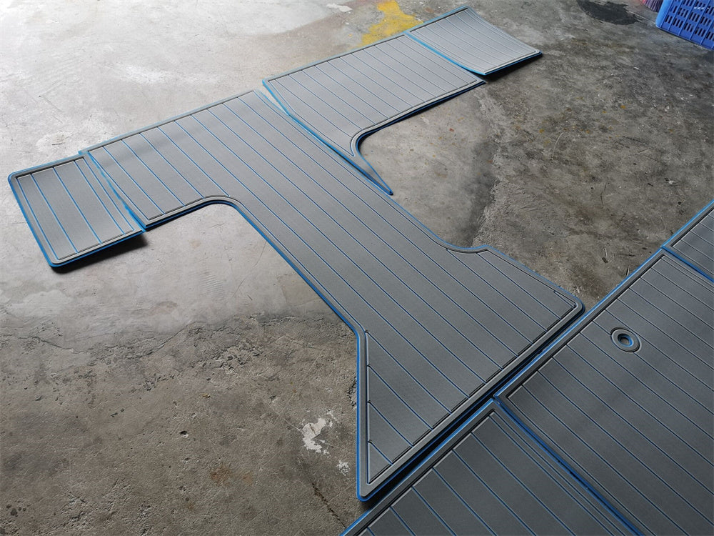 1995-1999 Sea Ray Sundancer 330 Swim Platform Cockpit Pad Boat EVA Foam Faux Teak Floor SeaDek MarineMat Gatorstep Style Self Adhesive