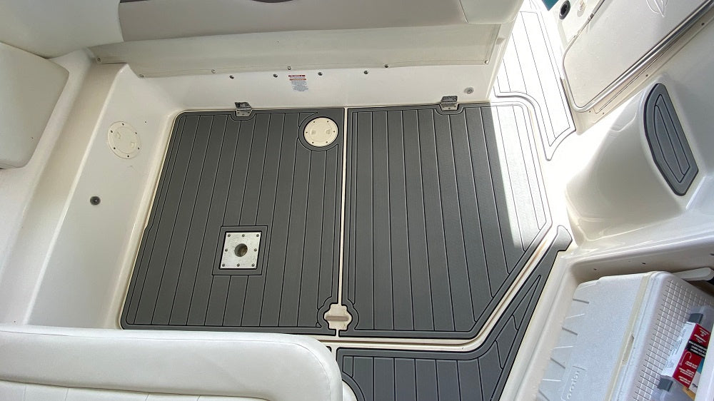 2006 Chaparral 280 Swim Platform Cockpit Boat EVA Foam Teak Deck Floor Pad Mat SeaDek MarineMat Gatorstep Style Self Adhesive