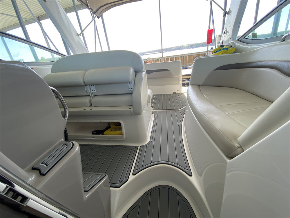 2006 Chaparral 280 Swim Platform Cockpit Boat EVA Foam Teak Deck Floor Pad Mat SeaDek MarineMat Gatorstep Style Self Adhesive