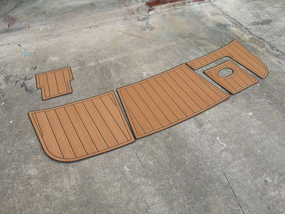 2001 Four Winns 248 Vista Swim Platform Boat EVA Faux Foam Teak Deck Floor Pad SeaDek MarineMat Gatorstep Style Self Adhesive