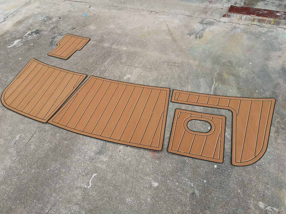 2001 Four Winns 248 Vista Swim Platform Boat EVA Faux Foam Teak Deck Floor Pad SeaDek MarineMat Gatorstep Style Self Adhesive