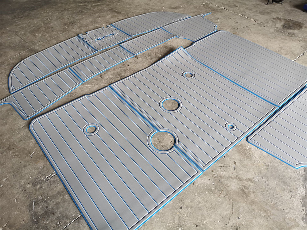 1995-1999 Sea Ray Sundancer 330 Swim Platform Cockpit Pad Boat EVA Foam Faux Teak Floor SeaDek MarineMat Gatorstep Style Self Adhesive