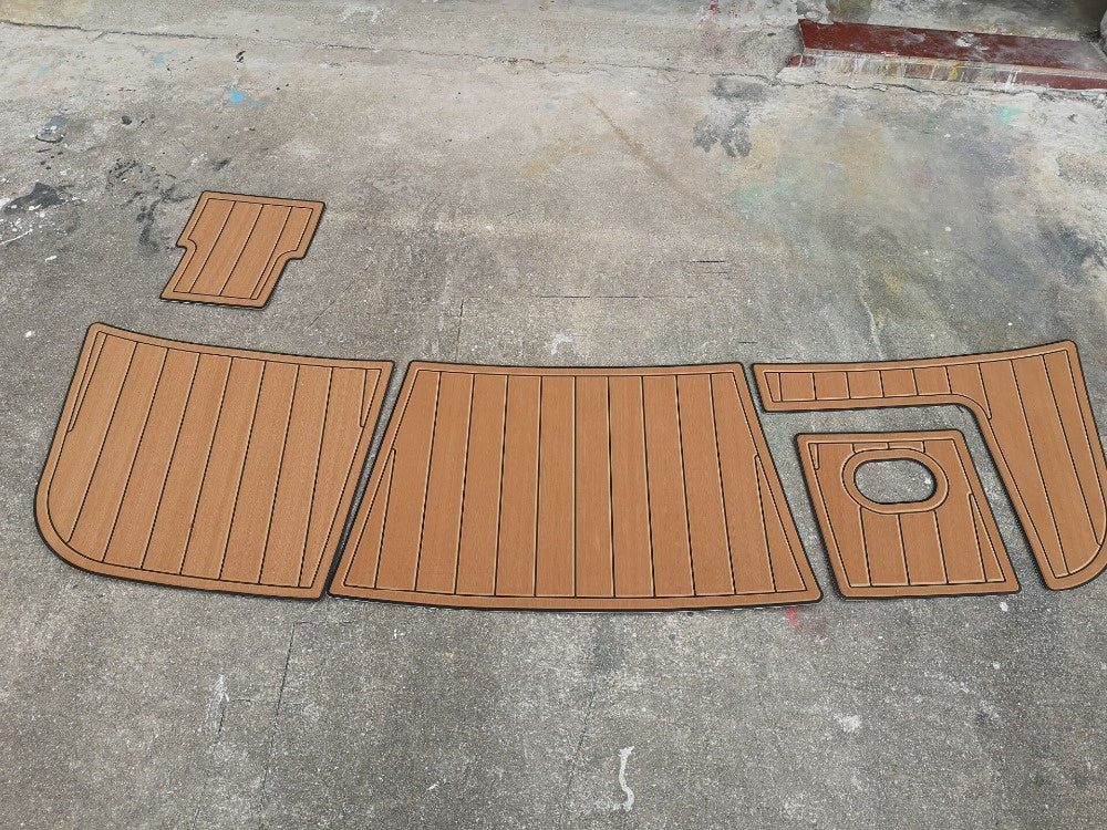 2001 Four Winns 248 Vista Swim Platform Boat EVA Faux Foam Teak Deck Floor Pad SeaDek MarineMat Gatorstep Style Self Adhesive