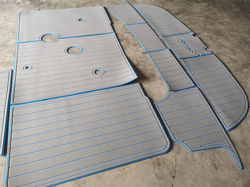 1995-1999 Sea Ray Sundancer 330 Swim Platform Cockpit Pad Boat EVA Foam Faux Teak Floor SeaDek MarineMat Gatorstep Style Self Adhesive