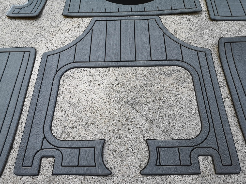 2002 Rayglass 730 Hardtop Swim Platform Cockpit Pad Boat EVA Foam Teak Floor Mat