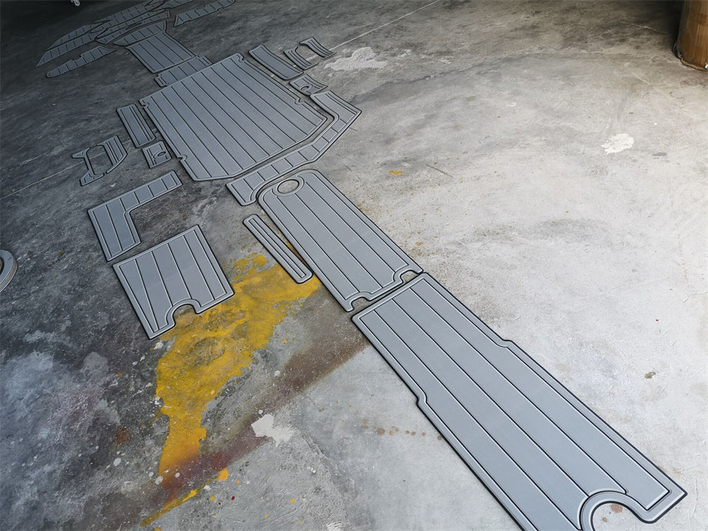 2008 Nautique Super Air 230 Swim Platform Cockpit Boat EVA Foam Teak Floor Pad SeaDek MarineMat Gatorstep Style Self Adhesive