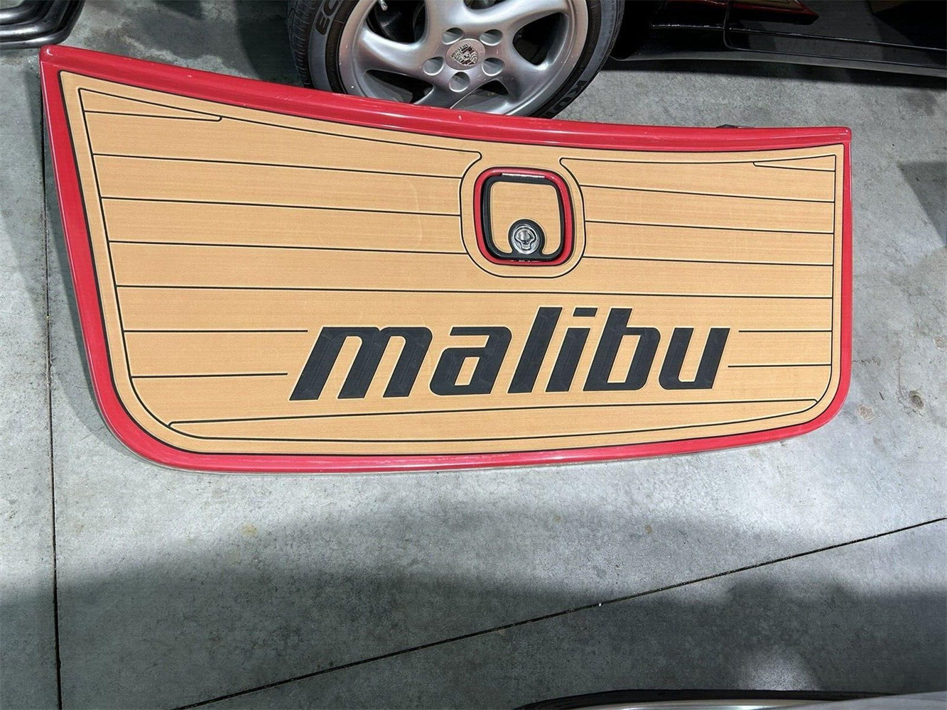 2005 Malibu 23 LSV Swim Platform Step Pad Boat EVA Foam Faux Teak Deck Floor Mat SeaDek MarineMat Gatorstep Style Self Adhesive