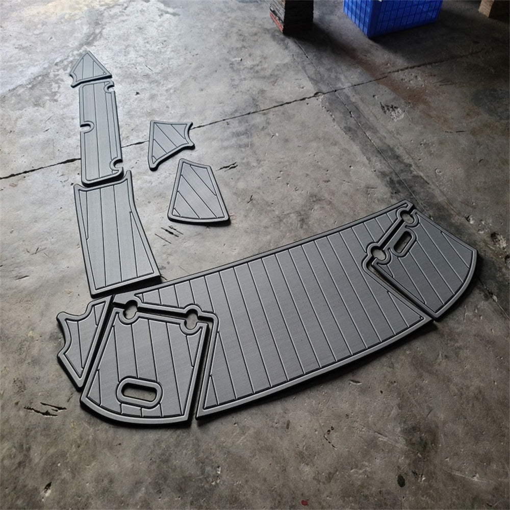 2009 Rinker 246 Swim Platform Step Pad Boat EVA Foam Faux Teak Deck Floor Mat SeaDek MarineMat Gatorstep Style Self Adhesive