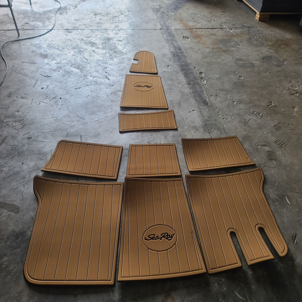 2001 Sea Ray 230 Signature Modified Swim Platform Pad Boat EVA Teak Floor Mat