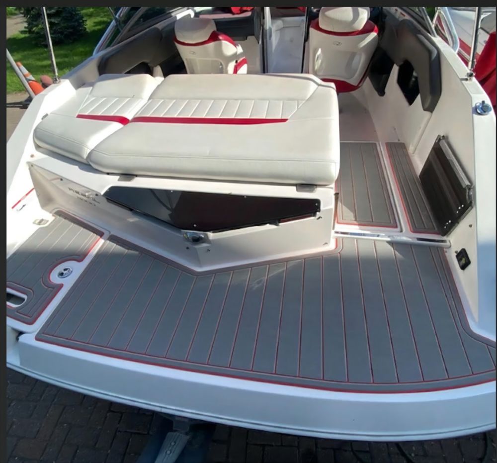 2003 Regal 2000 Swim Platform Step Pad Boat EVA Foam Faux Teak Deck Floor Mat SeaDek MarineMat Gatorstep Style Self Adhesive