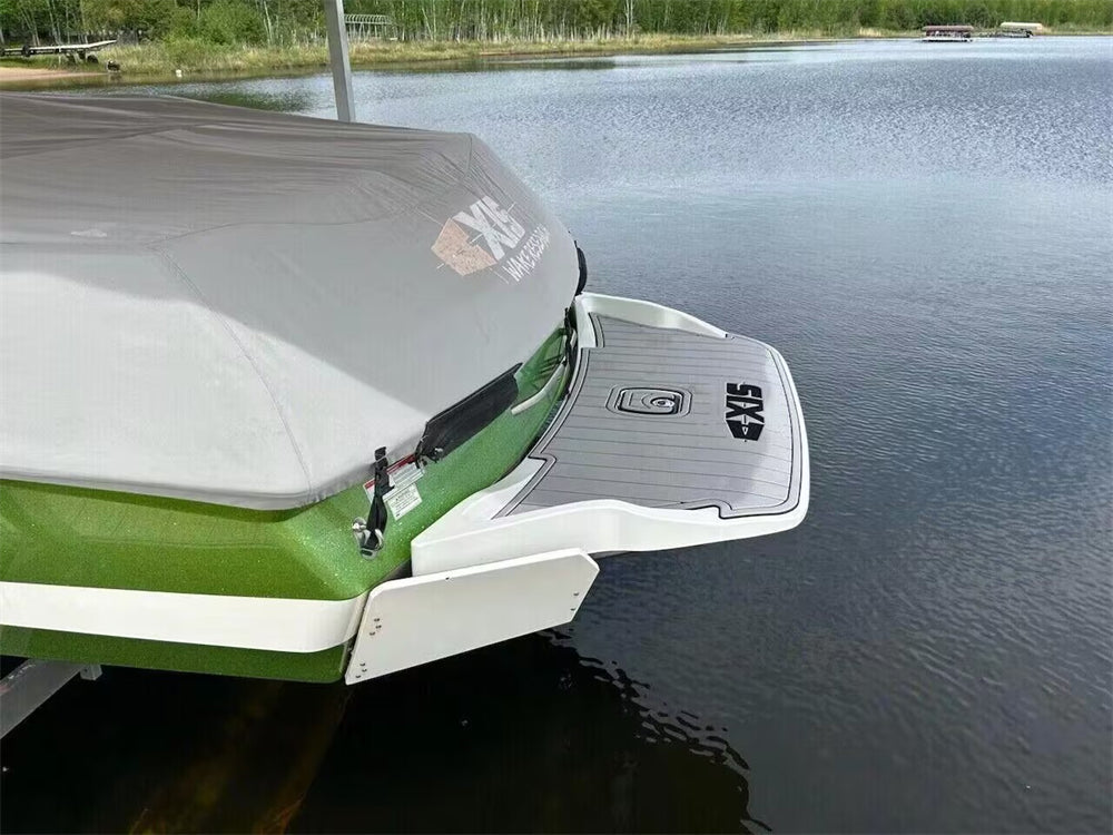 2014 Axis A-24 Swim Platform Step Pad Boat EVA Foam Faux Teak Deck Flooring Mat SeaDek MarineMat Gatorstep Style Self Adhesive