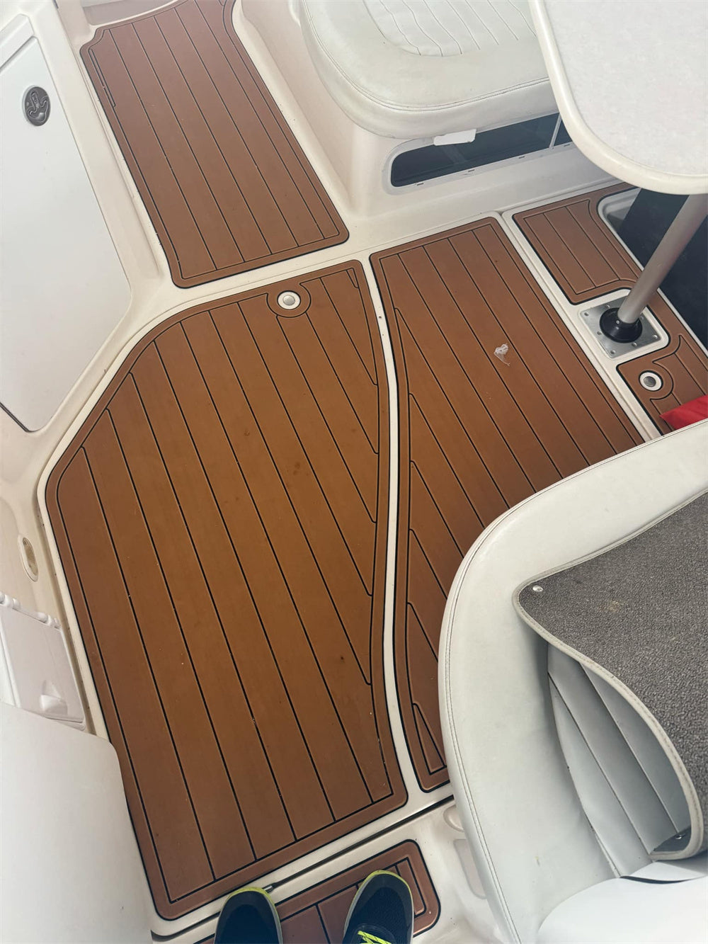 2004 Bayliner 305 Ciera Swim Platform Cockpit Pad Boat EVA Foam Teak Floor Mat SeaDek MarineMat Gatorstep Style Self Adhesive