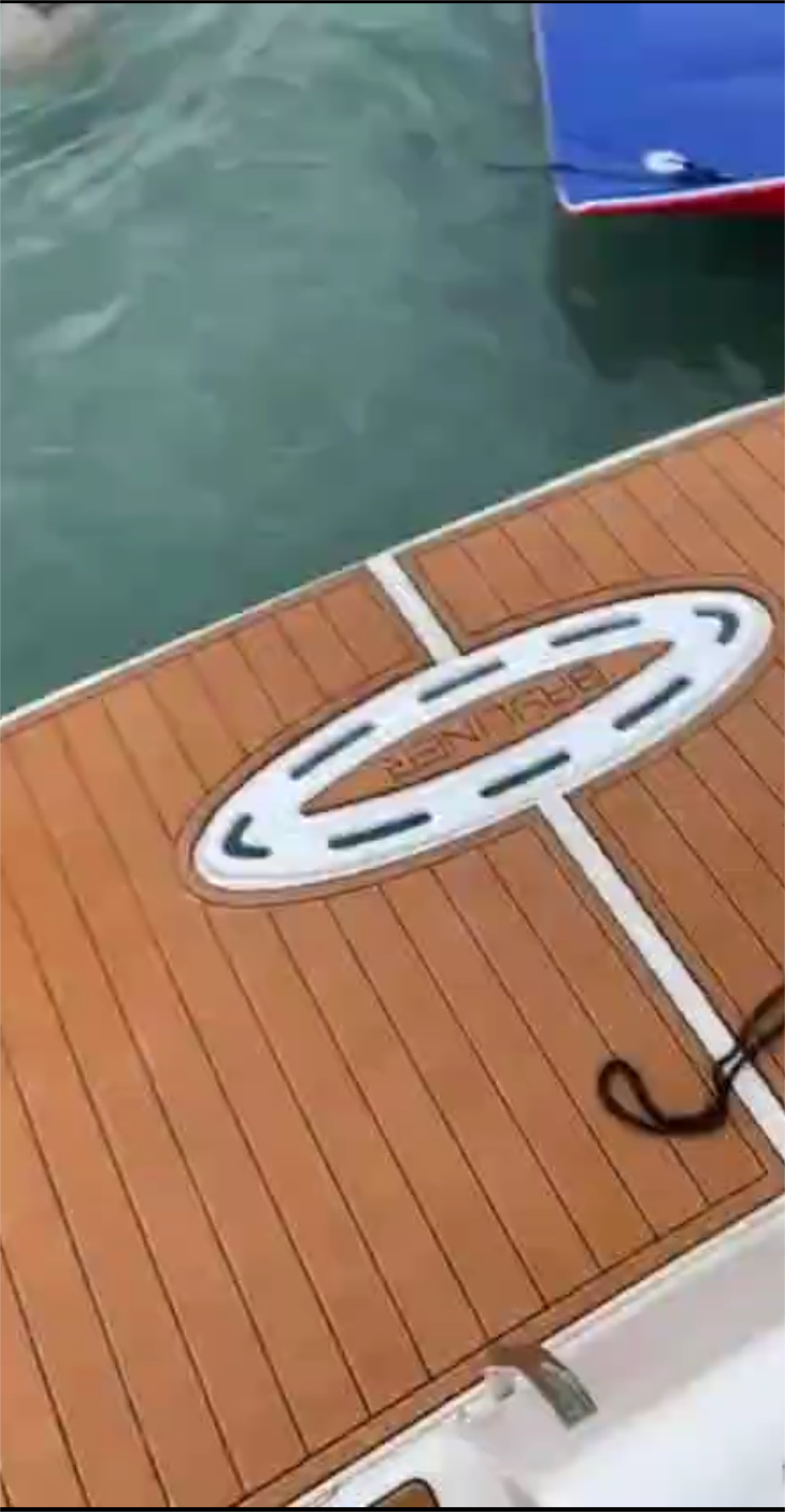 2000 Bayliner 2855 Extended Swim Platform Pad Boat EVA Foam Teak Deck Floor Mat