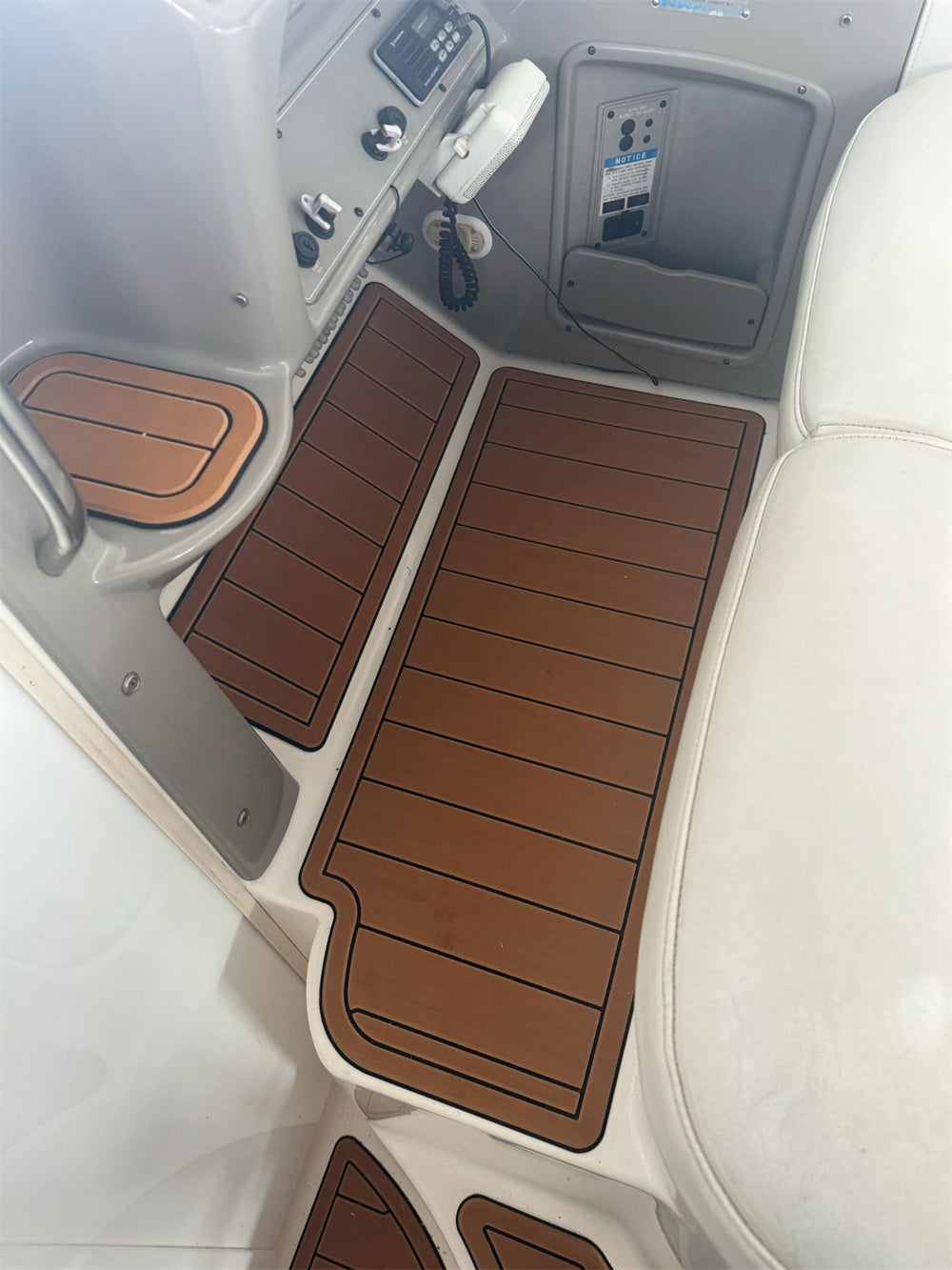 2004 Bayliner 305 Ciera Swim Platform Cockpit Pad Boat EVA Foam Teak Floor Mat SeaDek MarineMat Gatorstep Style Self Adhesive