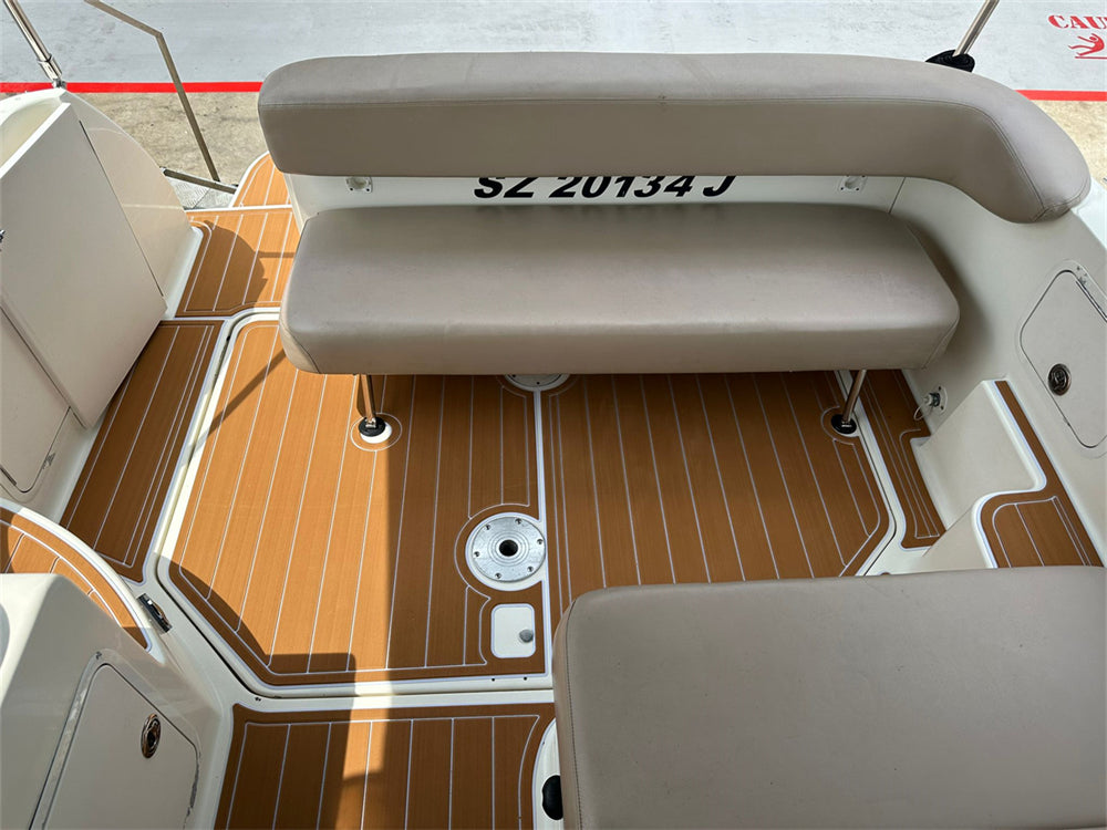 1999-2004 Sea Ray 260 Sundancer Swim Platform Cockpit Pad Boat EVA Floor Mat SeaDek MarineMat Style Self Adhesive