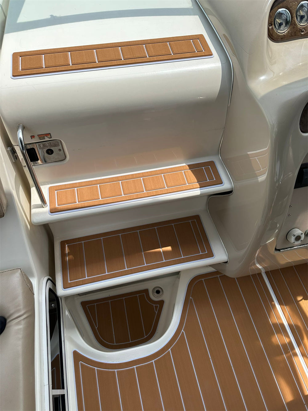 1999-2004 Sea Ray 260 Sundancer Swim Platform Cockpit Pad Boat EVA Floor Mat SeaDek MarineMat Style Self Adhesive