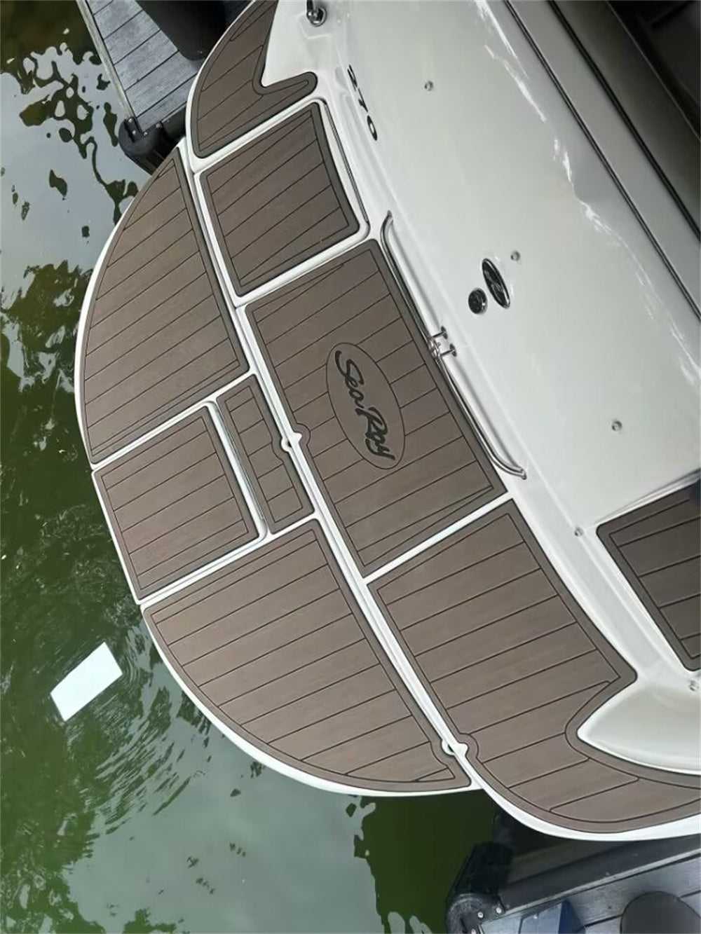 2006 Sea Ray 270 Sundeck Swim Platform Pad Boat EVA Foam Teak Deck Flooring Mat