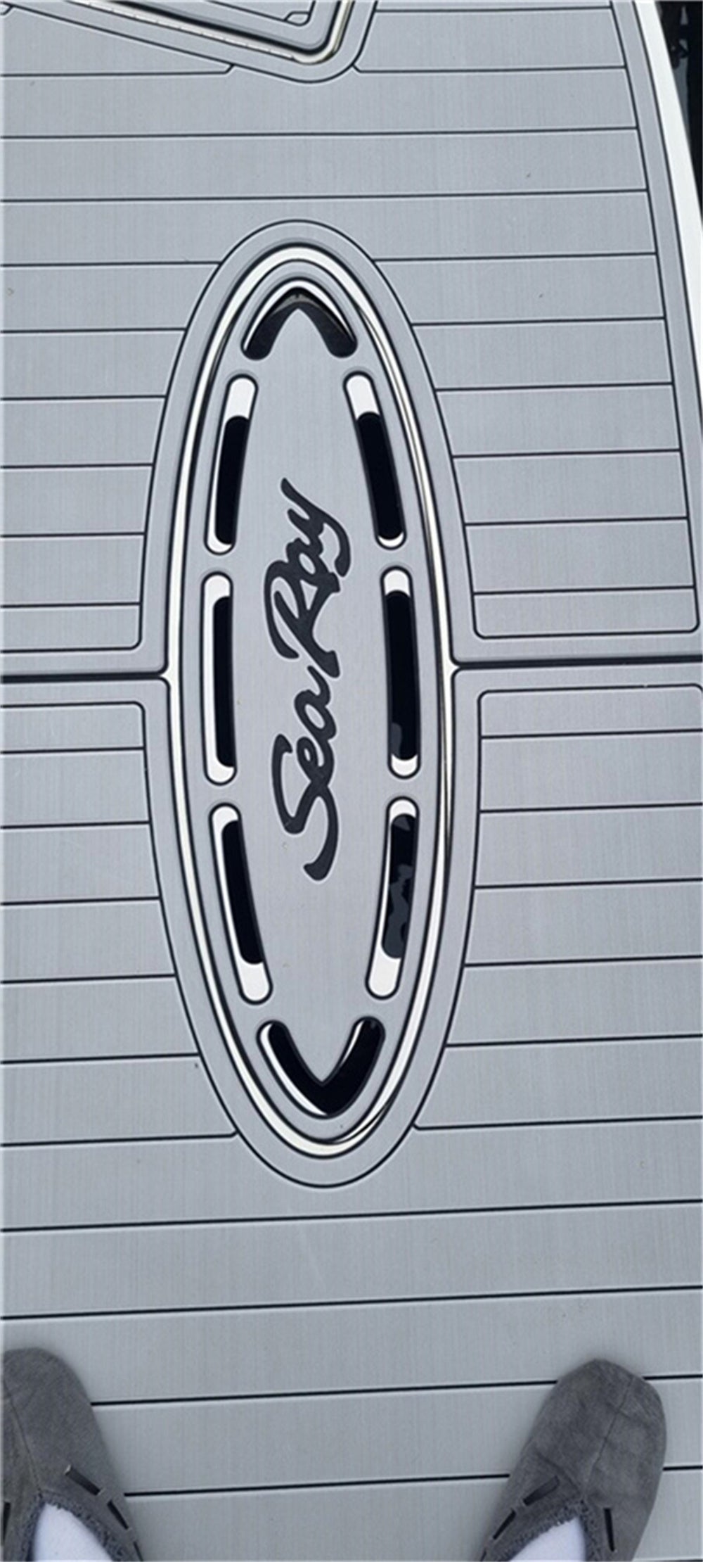 2006 Sea Ray Sundancer 320 Swim Platform Cockpit Pad Boat EVA Teak Flooring Mat SeaDek MarineMat Gatorstep Style Self Adhesive