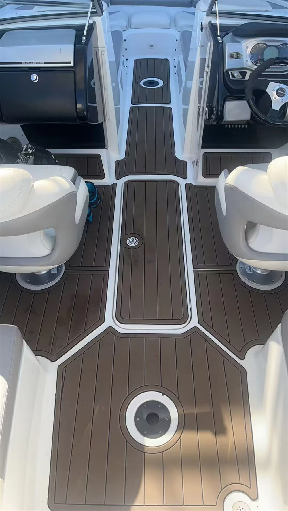 2013 Sea Doo 230 Challenger Swim Platform Cockpit Boat EVA Foam Teak Deck Floor Mat SeaDek MarineMat Style Self Adhesive