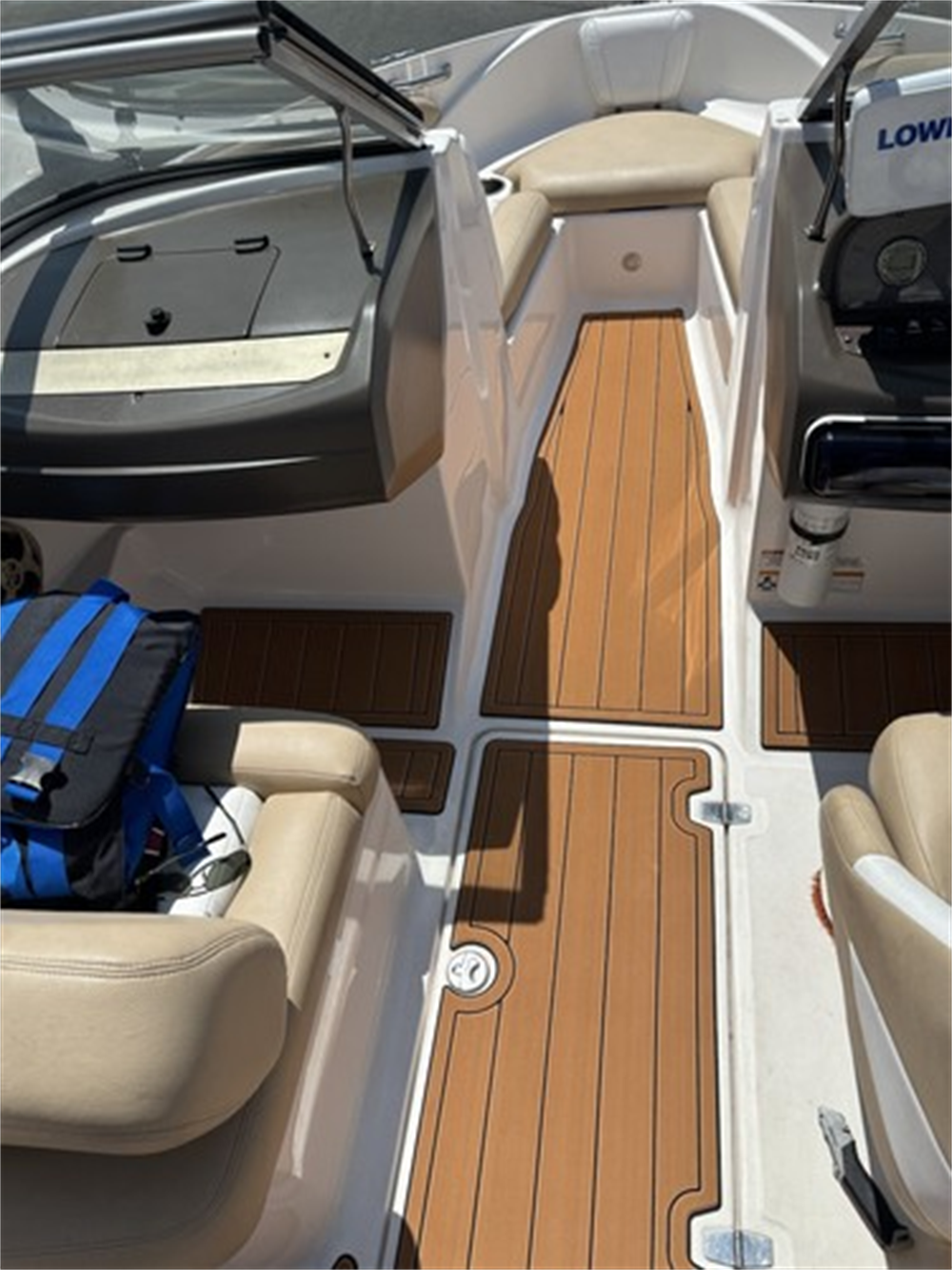 2015 Regal 1900 ES Swim Platform Cockpit Boat EVA Faux Foam Teak Deck Floor Pad SeaDek MarineMat Gatorstep Style Self Adhesive