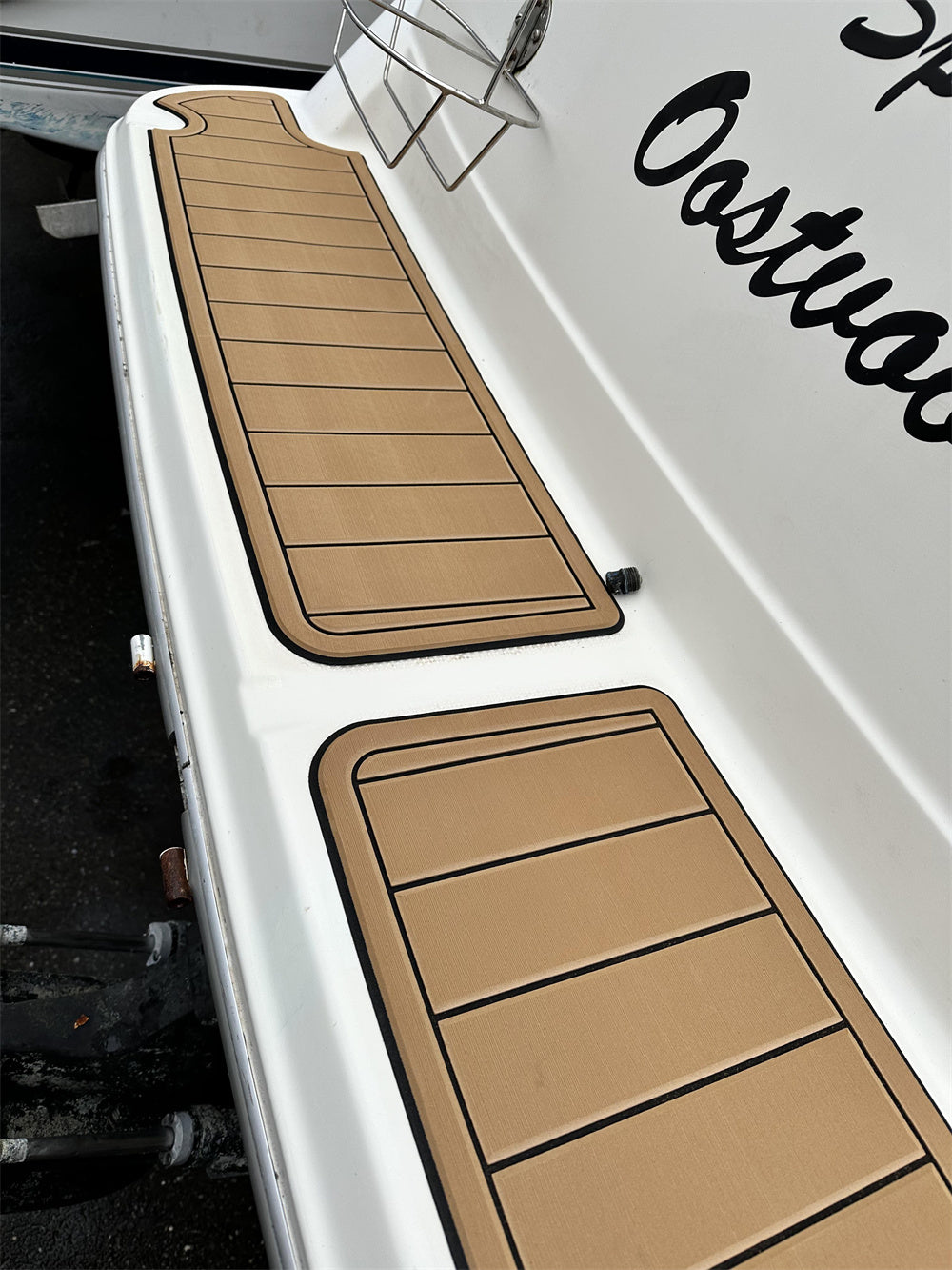 1995 Bayliner 2355 Swim Platform Cockpit Pad Boat EVA Foam Teak Deck Floor Mat SeaDek MarineMat Gatorstep Style Self Adhesive
