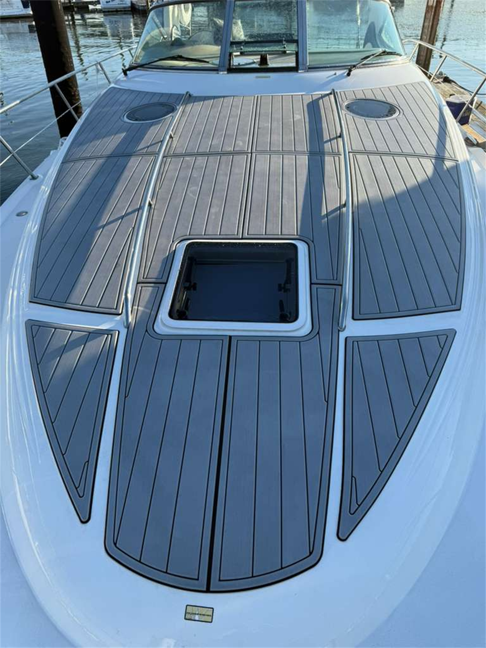 2002-2006 Sea Ray Sundancer 360 Bow Pad Boat EVA Foam Teak Deck Floor Mat SeaDek MarineMat Gatorstep Style Self Adhesive