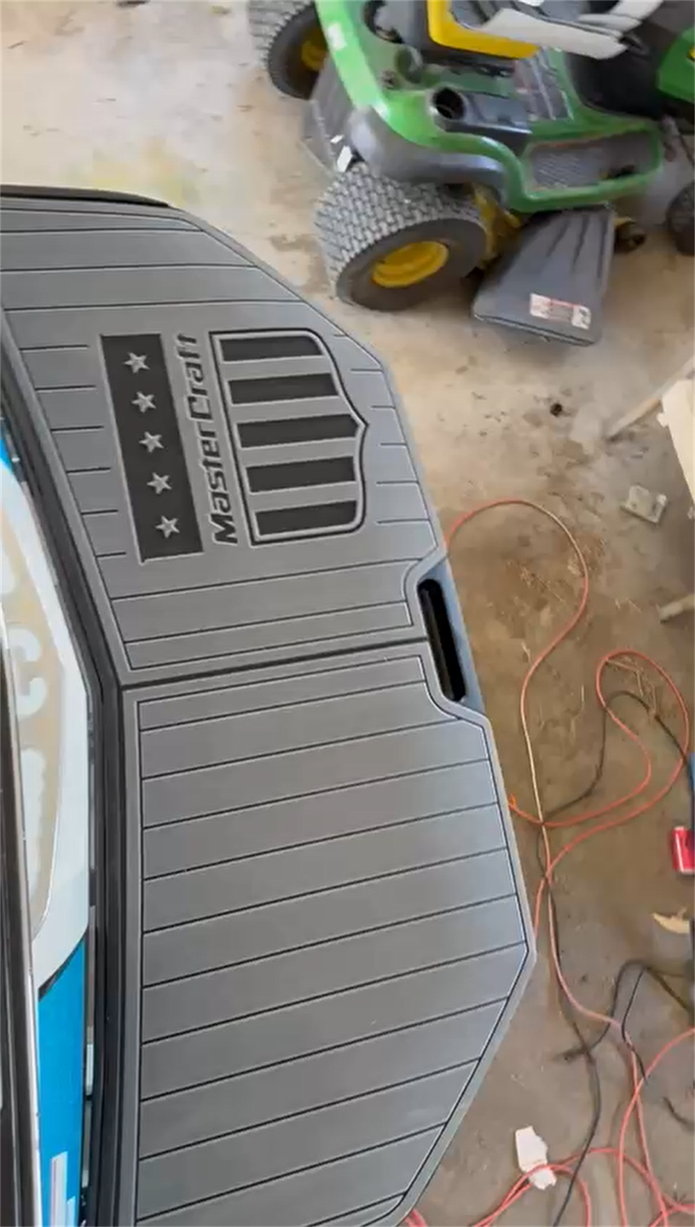 2015-2018 Mastercraft X23 Swim Platform Cockpit Pad Boat EVA Foam Faux Teak Deck Floor Mat SeaDek MarineMat Style Self Adhesive