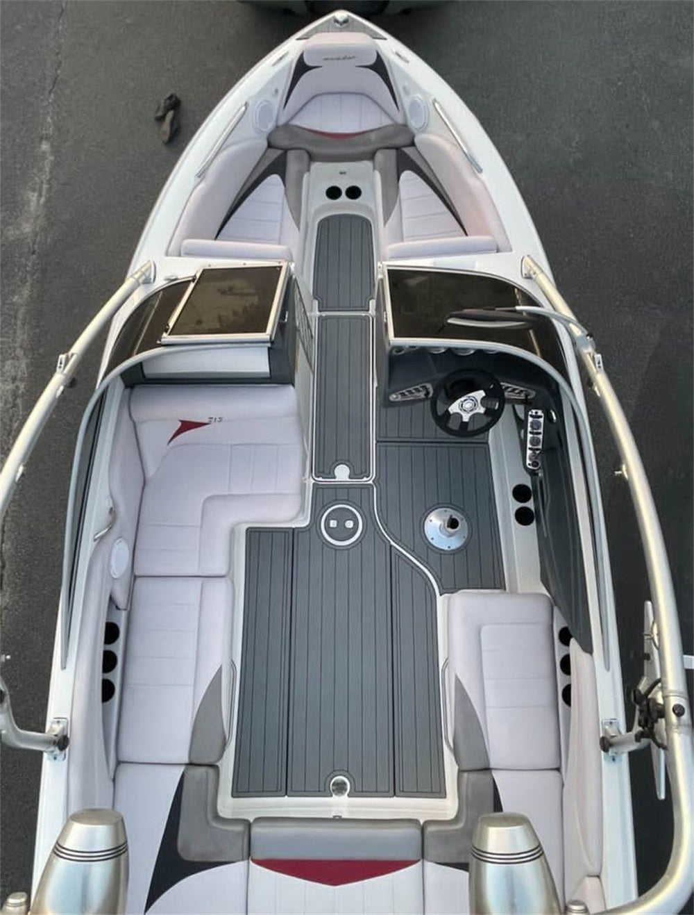 2006-2012 Mastercraft X15 Swim Platform Cockpit Pad Boat EVA Teak Deck Floor Mat SeaDek MarineMat Gatorstep Style Self Adhesive